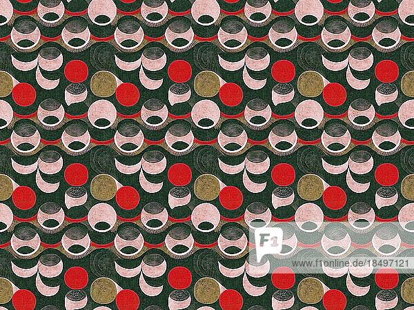 Retro full frame abstract pattern