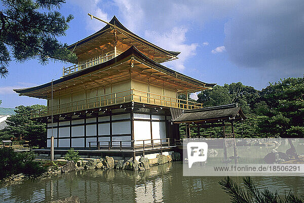 Golden Pavilion Kinkakuji Temple Kyoto Japan