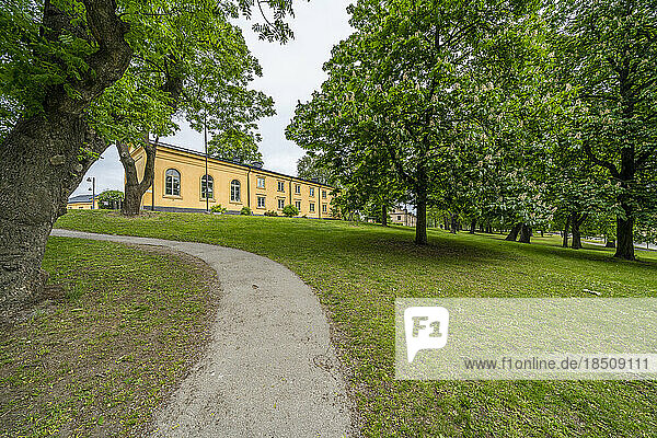 Park outside Moderna Museet  Skeppsholmen island  Stockholm
