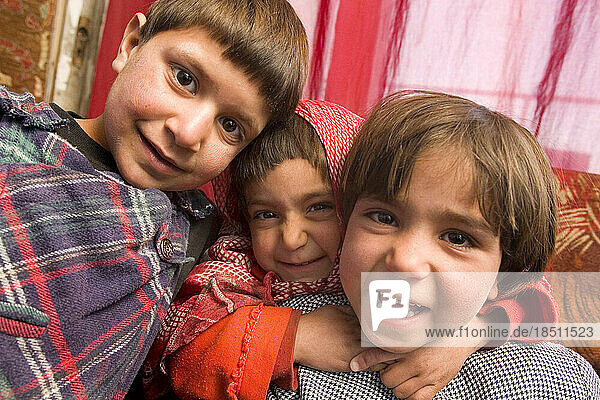 Children play at a preschool in Kabul.
