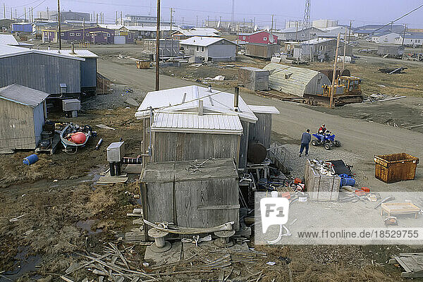 Siedlung  North Slope Gebiet  Alaska  USA; North Slope  Alaska. North Slope  Alaska  Vereinigte Staaten von Amerika