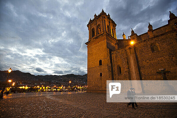 Plaza de Armas und die Kathedrale in Cuzco; Cuzco  Peru