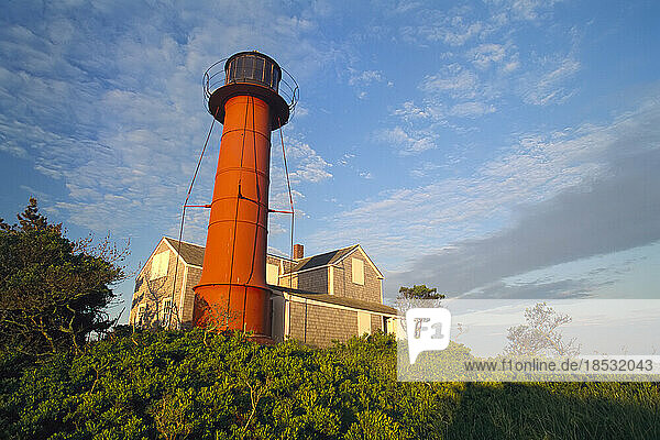 Leuchtturm auf Monomoy Island  Cape Cod  Massachusetts  USA; Cape Cod  Massachusetts  Vereinigte Staaten von Amerika
