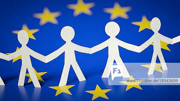 Symbolbild zum Thema Zusammenhalt in Europa