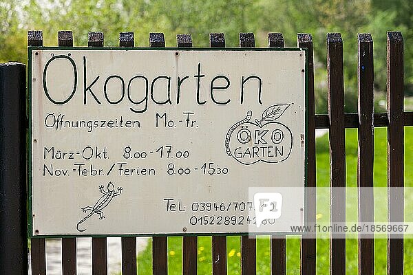 Ökogarten Quedlinburg Öffnungszeiten