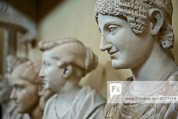 Sammlung von Statuen  Vatikanische Museen  Rom