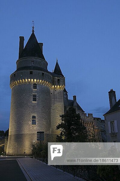 Schloss Langeais  Chateau  Langeais  Pays de la Loire  Indre-et-Loire  Centre  Frankreich  Europa