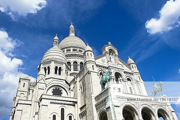Basilika Sacre Coeur  Montmartre  Paris  Frankreich  Europa