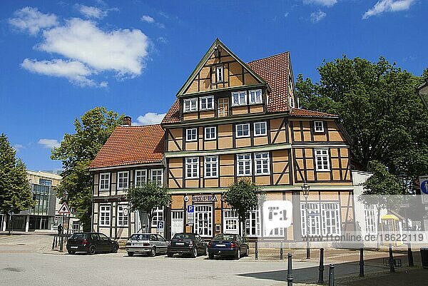 Fachwerkhäuser  Schützenmuseum  Celle  Niedersachsen  Deutschland  Europa