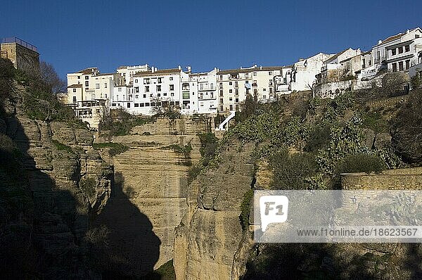 El Mercadillo  neuer Stadtteil von Ronda  Andalusien  Spanien  Europa
