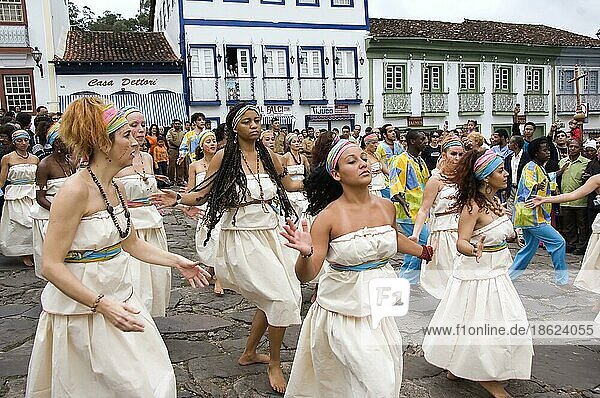 Festa de Nossa Senhora do Rosario dos Homens Pretos de Diamantina  religiöses  Diamantina  Minas Gerais  Brasilien  Südamerika