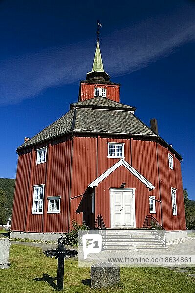 Kirche  Stören  Norwegen  Europa