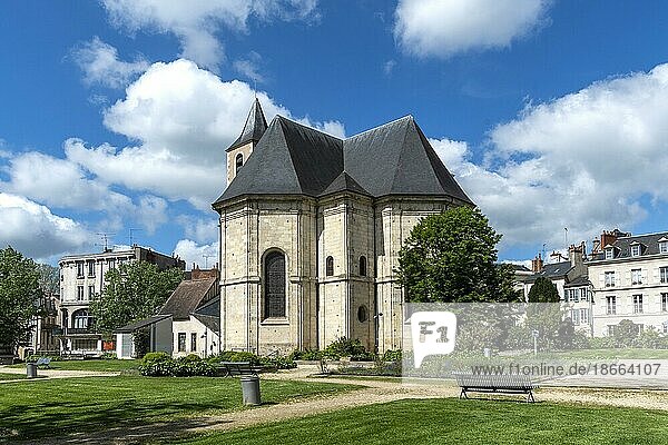 Nevers. Die Kirche St. Peter. Departement Nievre. Bourgogne Franche Comte. Frankreich