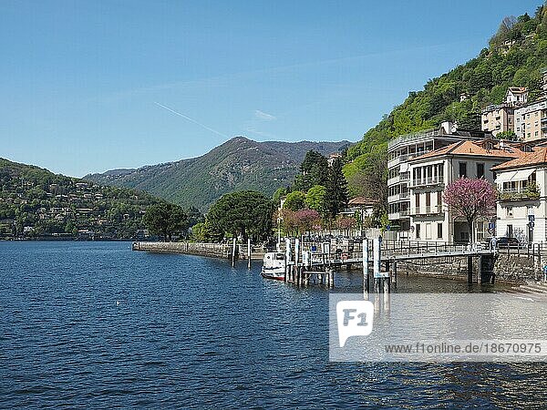 View of Lake Como  Italy  Europe