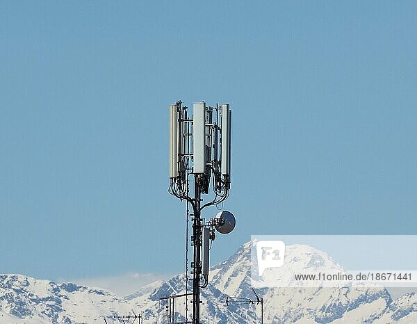 Antennenmast. mobile Antenne