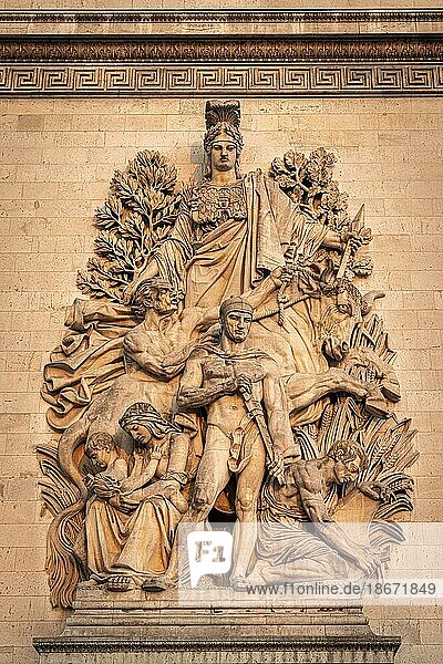 Triumphbogen  Detail Skulptur  Paris  München