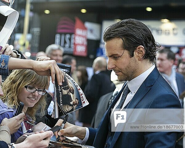 Bradley Cooper attends the European Premiere of The Hangover Part III on 22.05.2013 at Empire Leicester Square  London