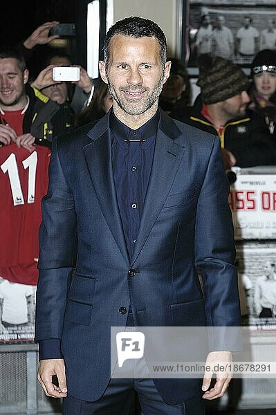Ryan Giggs attends the The Class of 92 World Premiere on 01.12.2013 at ODEON West End  London