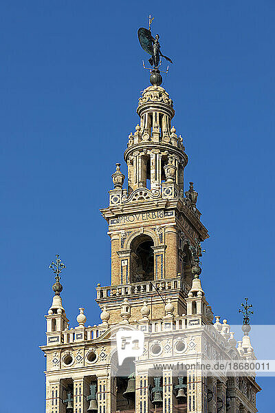 Seville Cathedral Exterior  UNESCO World Heritage Site  Seville  Andalusia  Spain  Europe