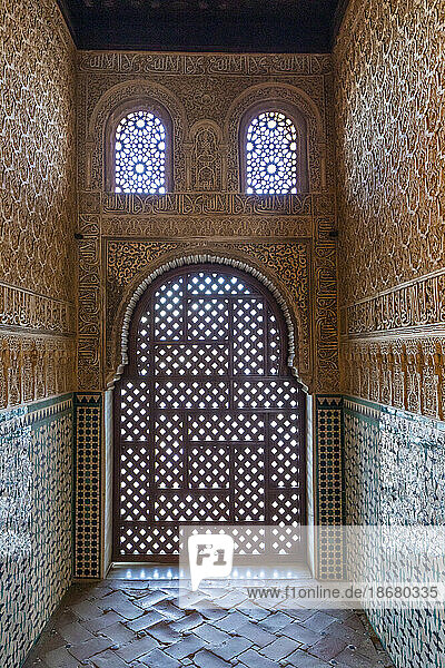 The Alhambra  UNESCO World Heritage Site  Granada  Andalusia  Spain  Europe
