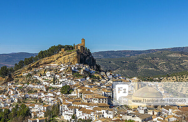 The Spanish Village of Montefrio  Andalusia  Spain  Europe