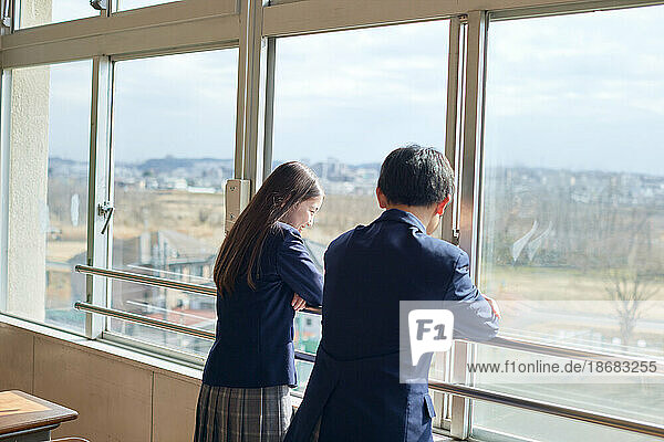 Japanese kids at school