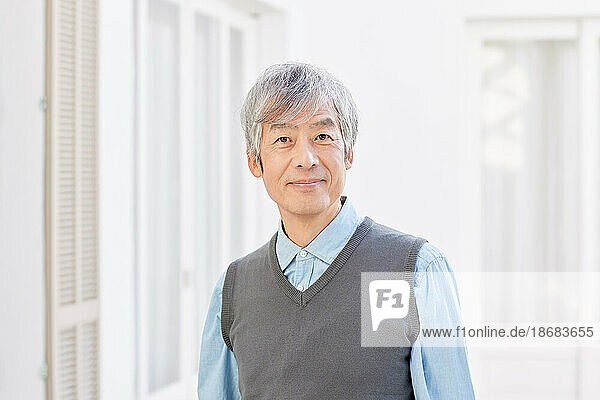 Japanese senior man