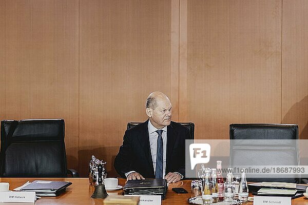 Olaf Scholz (SPD)  Federal Chancellor  taken during the weekly meeting of the cabinet in Berlin  24.05.2023.  Berlin  Germany  Europe