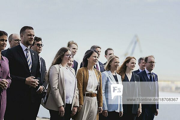 Familienfoto  aufgenommen im Rahmen des Treffens der Aussenministerinnen und Außenminister des Ostseerates in Wismar  02.06.2023.  Wismar  Germany