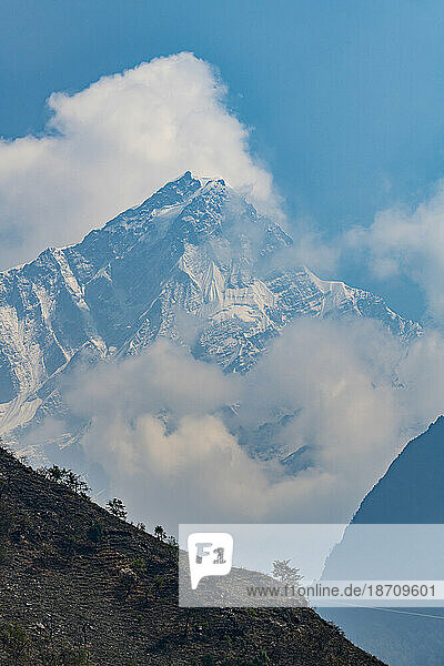 Mount Annapurna  8091m  Gandaki Province  Himalayas  Nepal  Asia