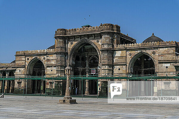 Jama Mosque  UNESCO World Heritage Site  Ahmedabad  Gujarat  India  Asia