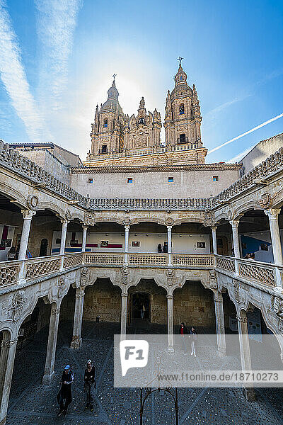 Casa de las Conchas  Salamanca  UNESCO World Heritage Site  Castile and Leon  Spain  Europe