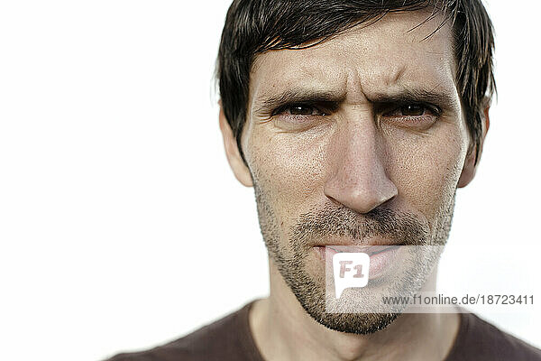 portrait (headshot) of a middle aged man in Mexico City  DF Mexico.