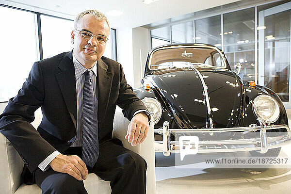 VW of America CEO Stefan Jacoby portrait.