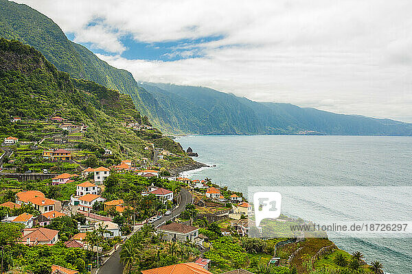 Overlooking the island of Madeira