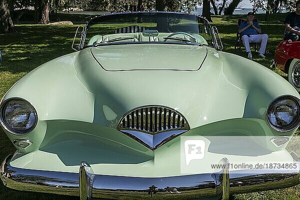 Grosse Pointe Shores  Michigan  A 1954 Kaiser Darrin at the Eyes on Design auto show. This year's show featured primarily brands that no longer exist