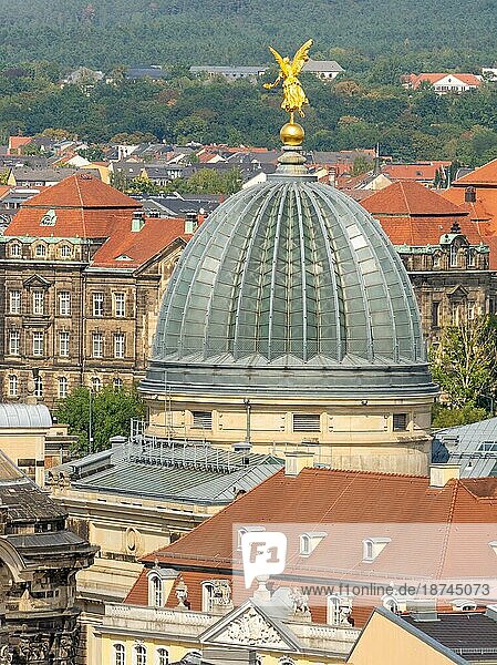 Luftaufnahme der Hochschule für Bildende Künste in Dresden
