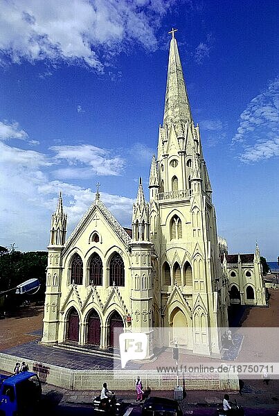 Santhome-Kathedrale  Basilika  Mylapore  Chennai  Tamil Nadu  Indien  Asien