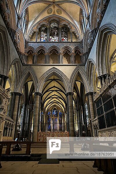 Innenansicht der Kathedrale von Salisbury