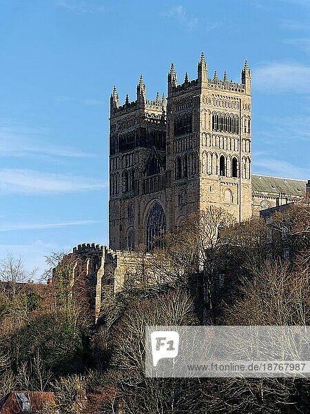DURHAM  COUNTY DURHAM/UK - 19. JANUAR : Die Kathedrale in Durham  Grafschaft Durham am 19. Januar 2018