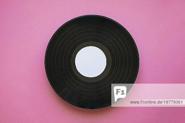 Vinyl Mockup rosa Hintergrund. Auflösung und hohe Qualität schönes Foto