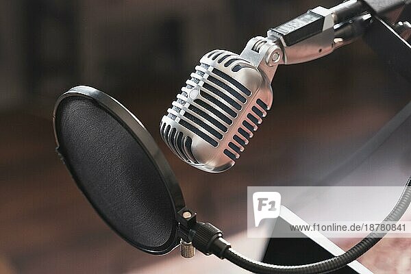 Mikrofon-Interview . Auflösung und hohe Qualität schönes Foto