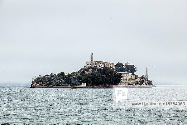 Blick auf das Gefängnis Alcatraz bei San Francisco