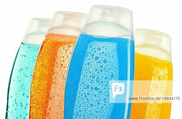 Zusammensetzung mit Plastikflaschen für Körperpflege und Schönheitsprodukte