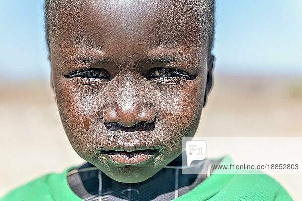 Namibia  Afrika. Kinder in der Region Damaraland  Afrika
