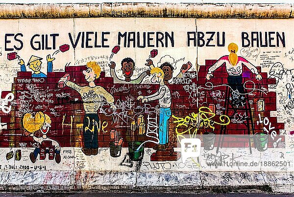 East Side Gallery  Berliner Mauer