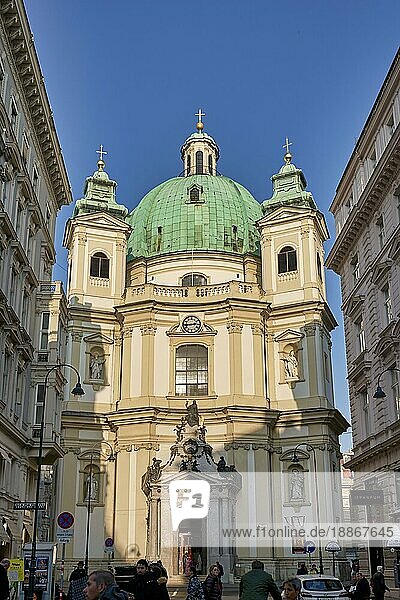Kirche St. Peter. Wien Österreich