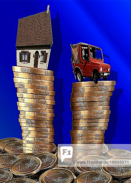 Wie viel kosten Haus und Auto?