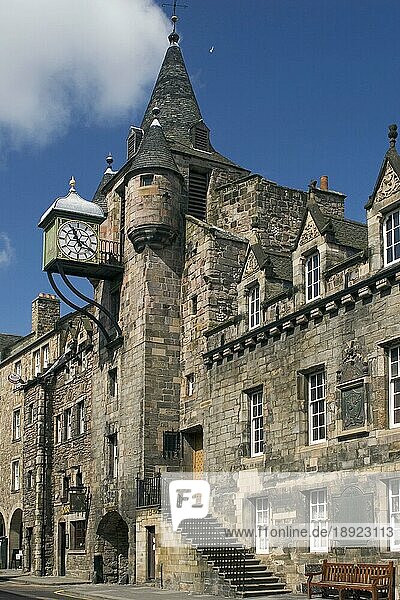 Museum  früher Gefängnis  Royal Mall  Edinburgh  Schottland  Tolbooth  Edinburg