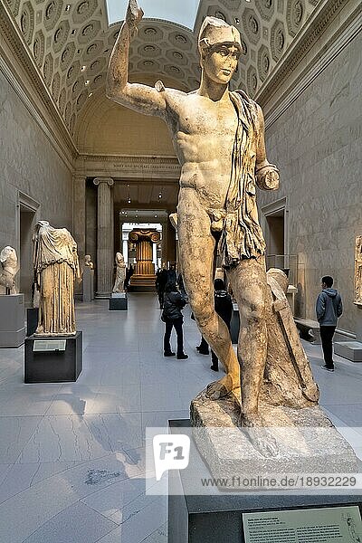 New York. Manhattan. Das Metropolitan Museum MET. Flügel für griechische und römische Kunst